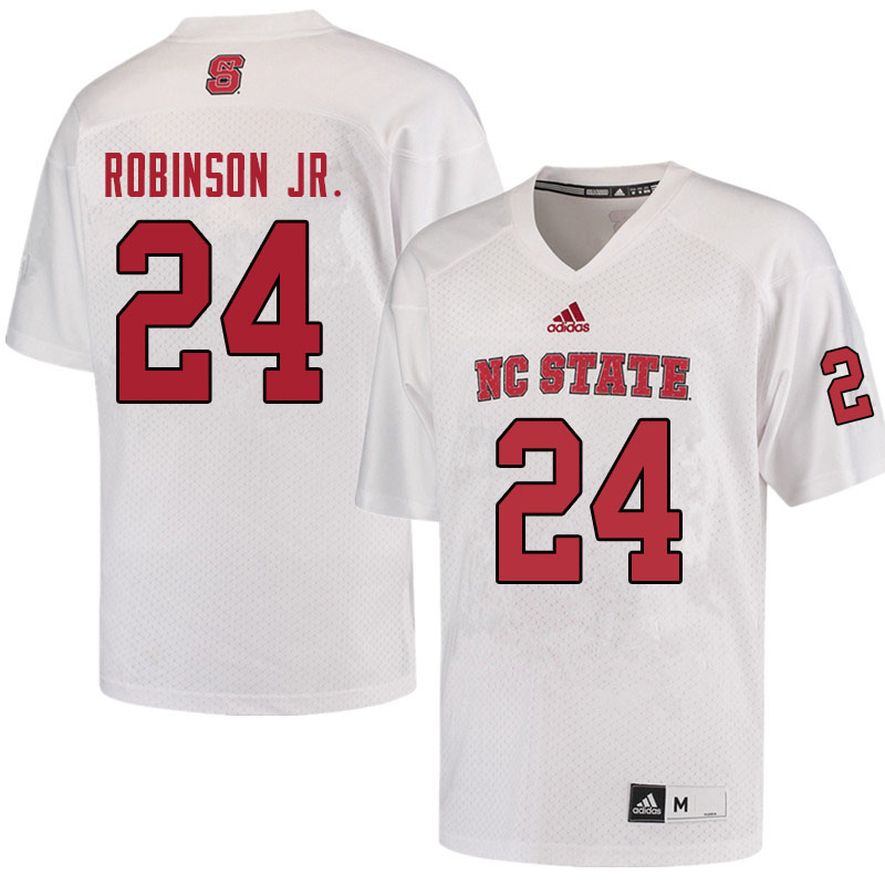 Men #24 Nakia Robinson Jr. NC State Wolfpack College Football Jerseys Sale-Red - Click Image to Close
